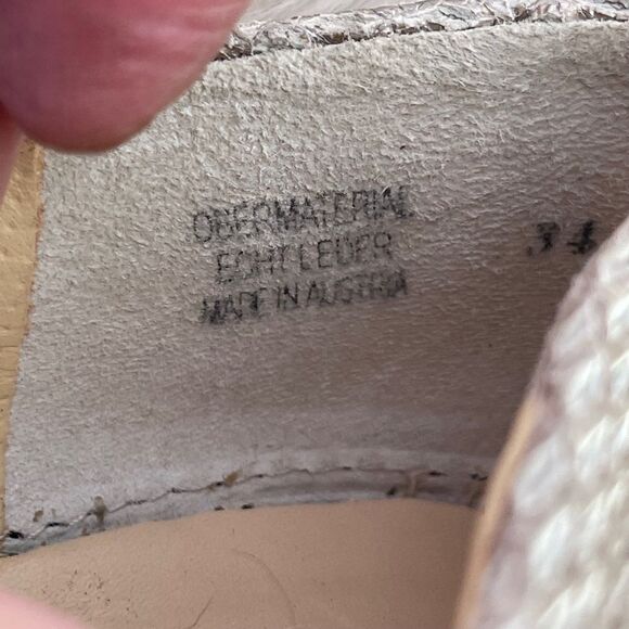 Paul Green Layla Tan Woven Slip On Loafers Sz 6.5 - Picture 6 of 8